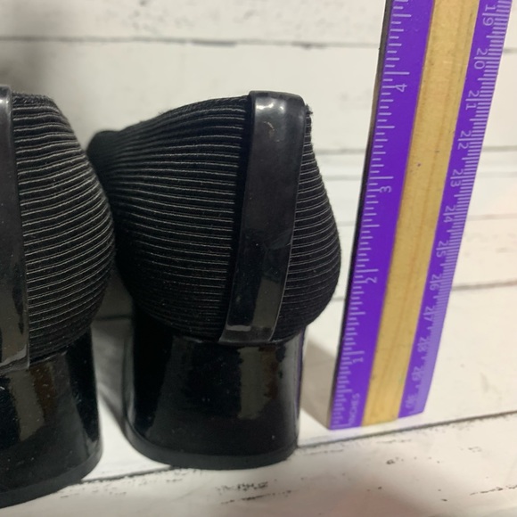 Stuart Weitzman Women’s Size 8.5 Black Metallic Pumps Made in Spain - Picture 5 of 11